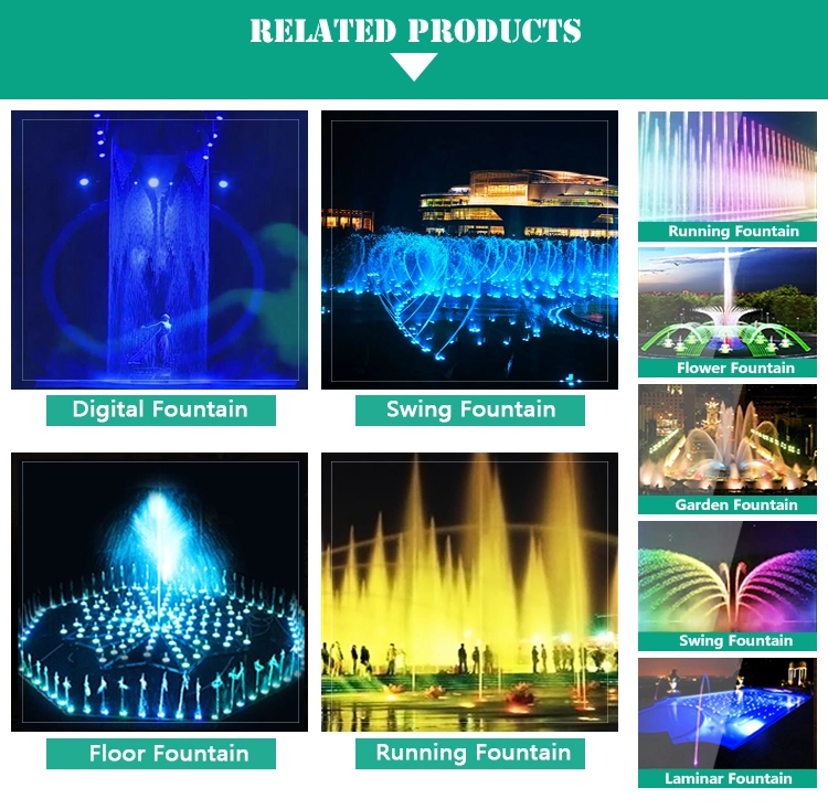 High Quality Factory Price Programmable Decoration Digital Water Curtain