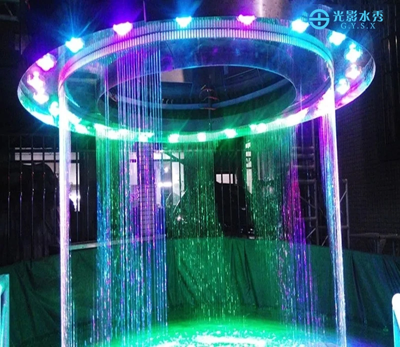 Professional Customization Water Curtain Digital Graphic Waterfall Digital Water Curtain