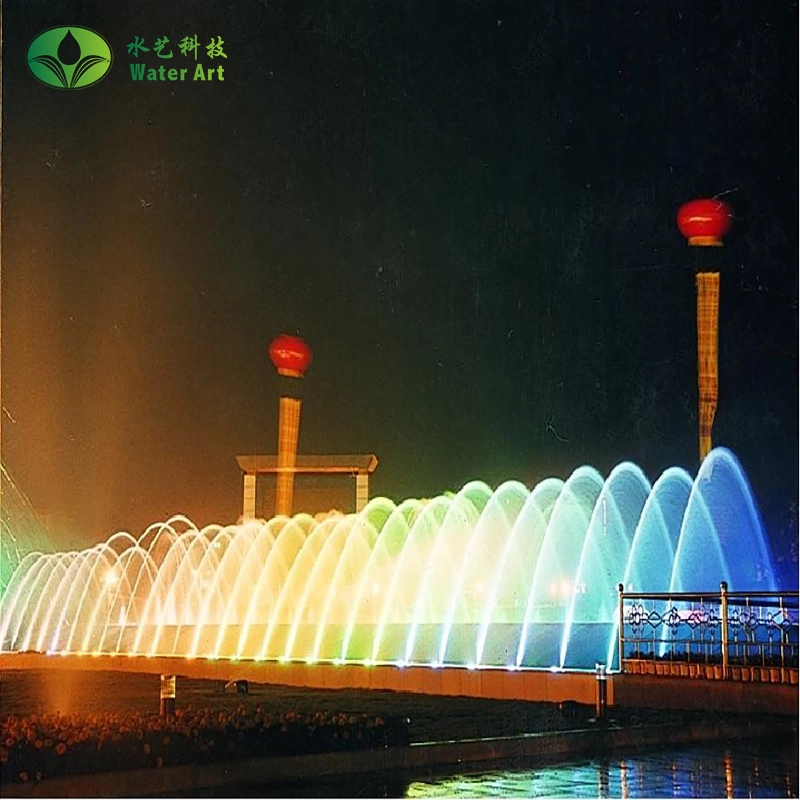 High Quality Decorative Floor Laminar Jumping Jets Water Fountain