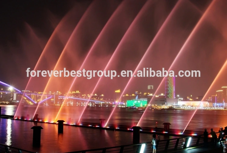 High Spray Big Outdoor 2D 3D Swing Digital Fountain