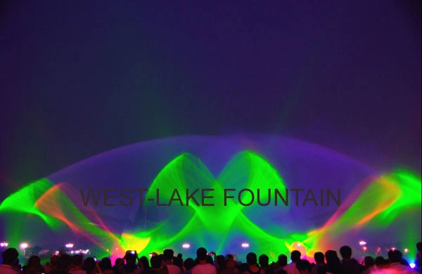 Water Screen Fountain for Movie, Video, Picture, Laser Projection