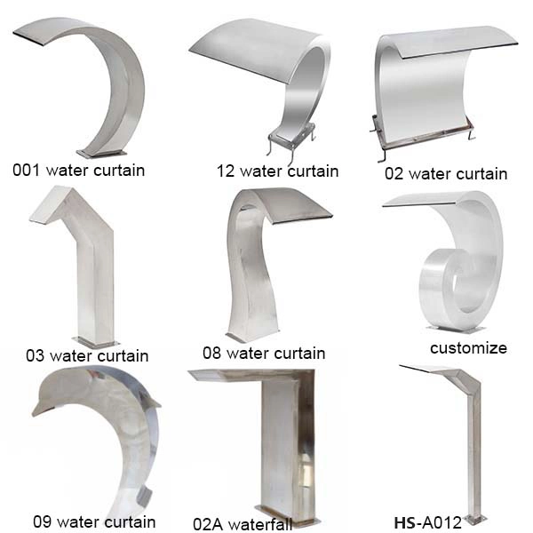 China Manufacturers Price Feature Outdoor Artificial Waterfall